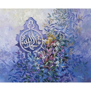Ashraf, 30 x 36 Inch, Oil on Canvas, Floral Painting, AC-ASF-030